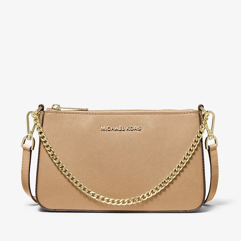 Michael Kors Jet Set Travel Medium Pouchette Crossbody Bag