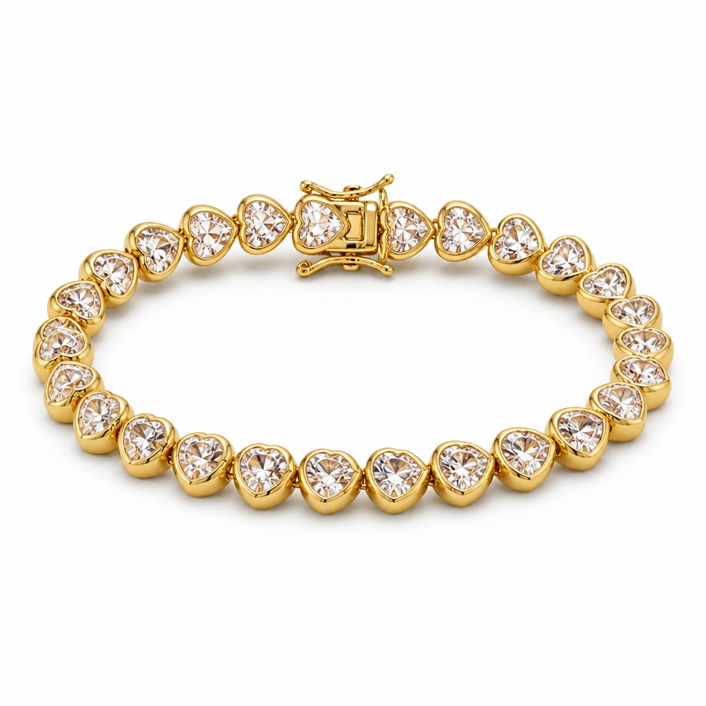 Pulsera de corazones