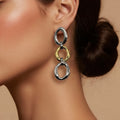 Two tone earrings