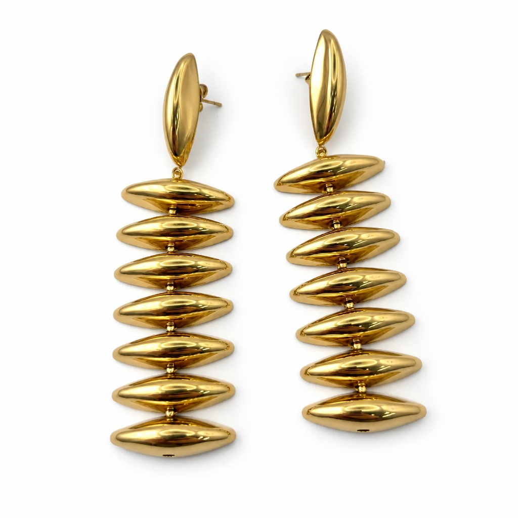 Long Gold Earrings