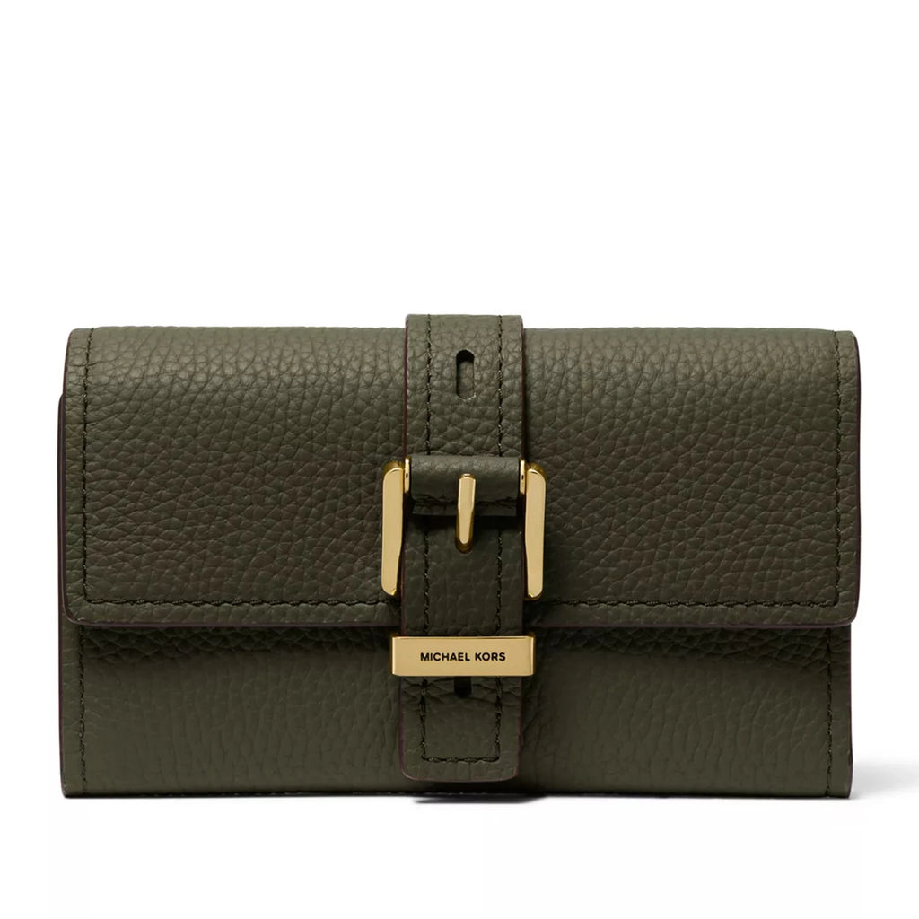MICHAEL KORS Nolita Flap Trifold Leather Wallet