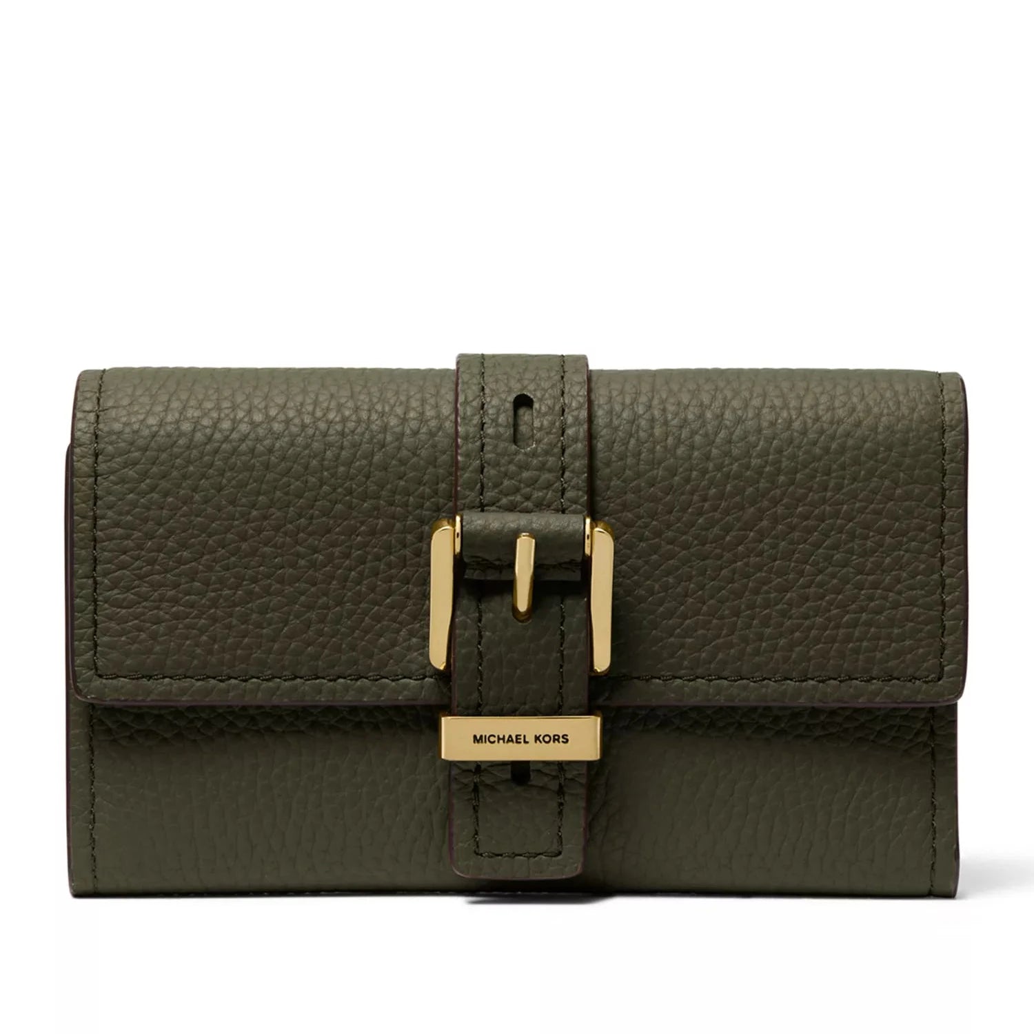 MICHAEL KORS Nolita Flap Trifold Leather Wallet