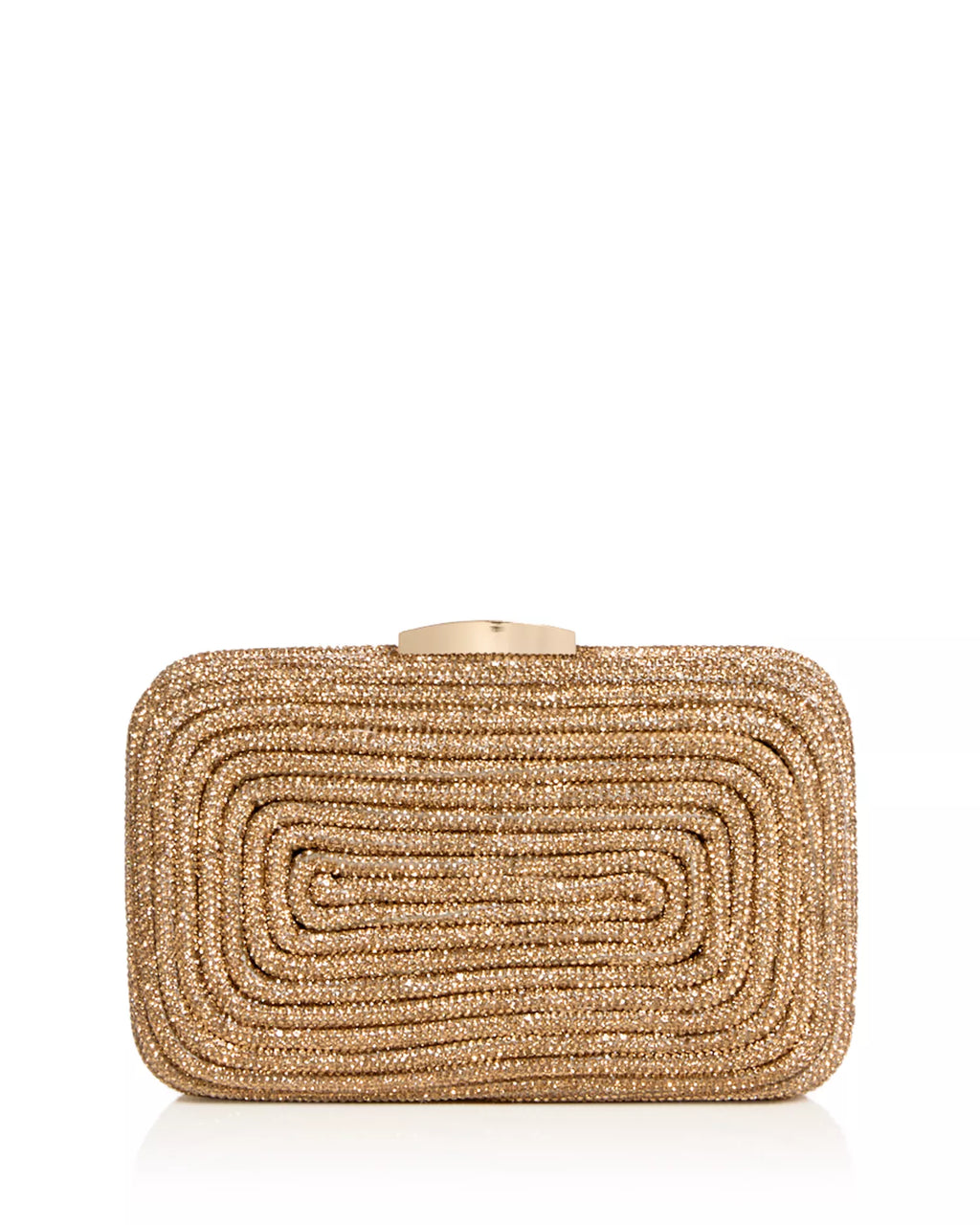 AQUA Shireen Rhinestone Clutch