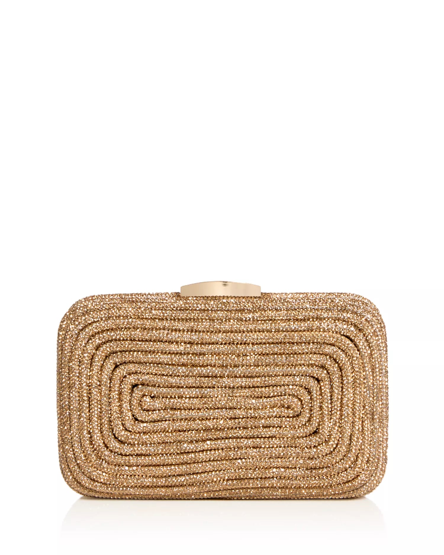 AQUA Shireen Rhinestone Clutch