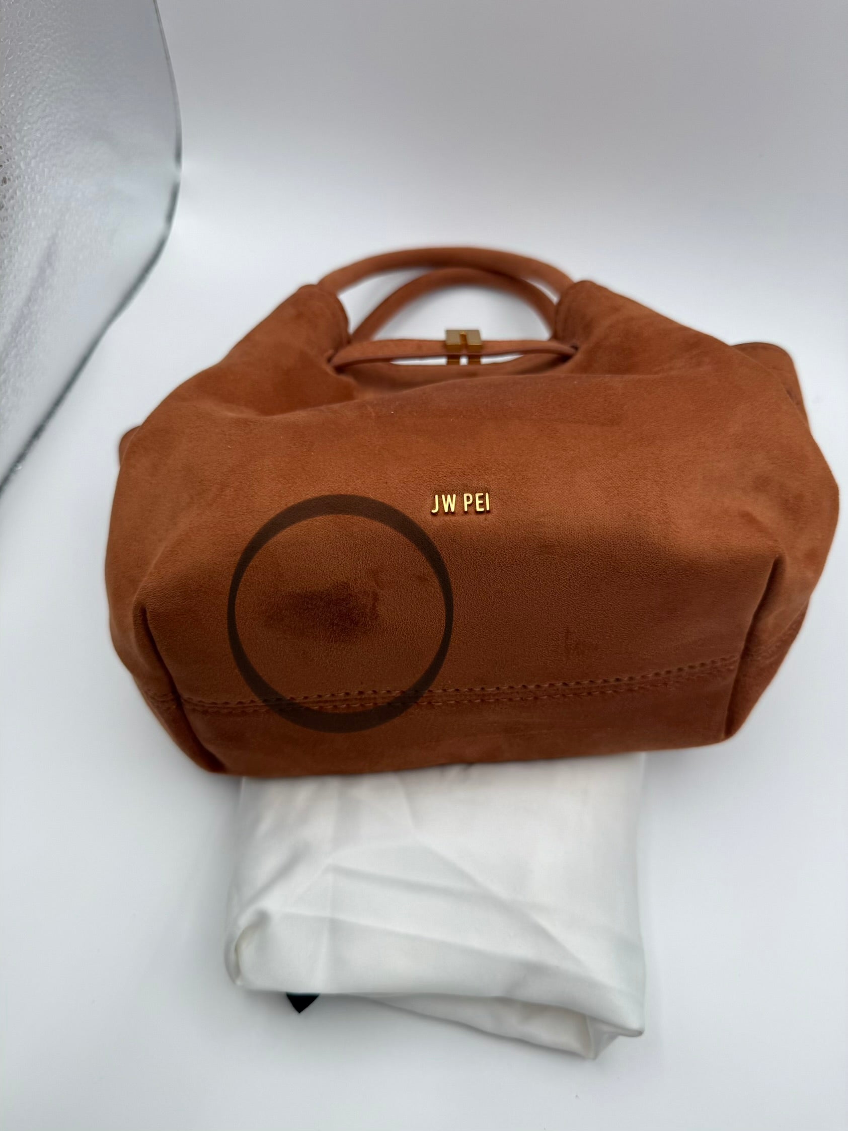 JW PEI Hana Mini Faux Suede Tote Bag - Brown