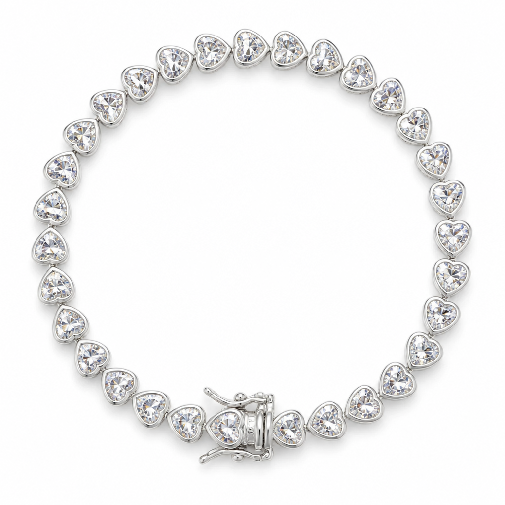 Pulsera de corazones