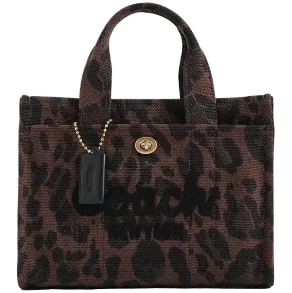 Cargo Mini Canvas Leopard Print Tote Bag 20