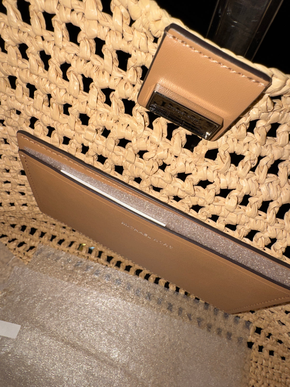 Michael Kors Bolso de hombro hobo Nolita grande en crochet