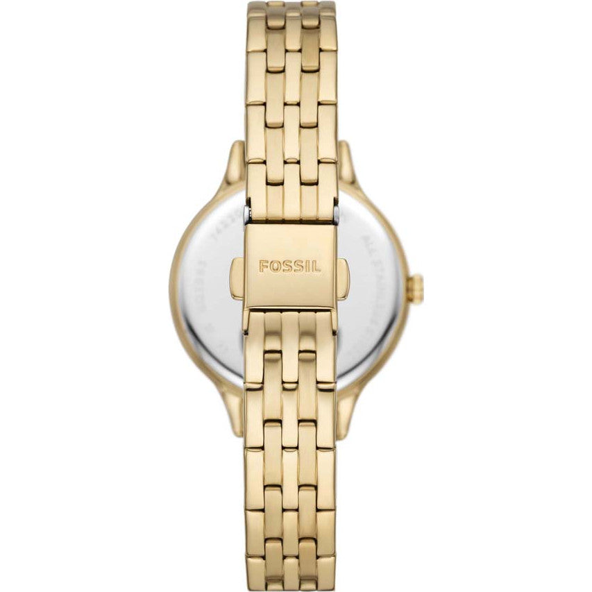 Fossil Laney Three-Hand Gold-Tone Stainless Steel Watch