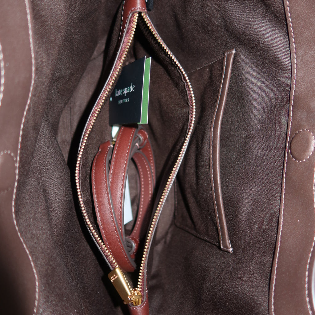 KATE SPADE Deco Suede Tulip Tote