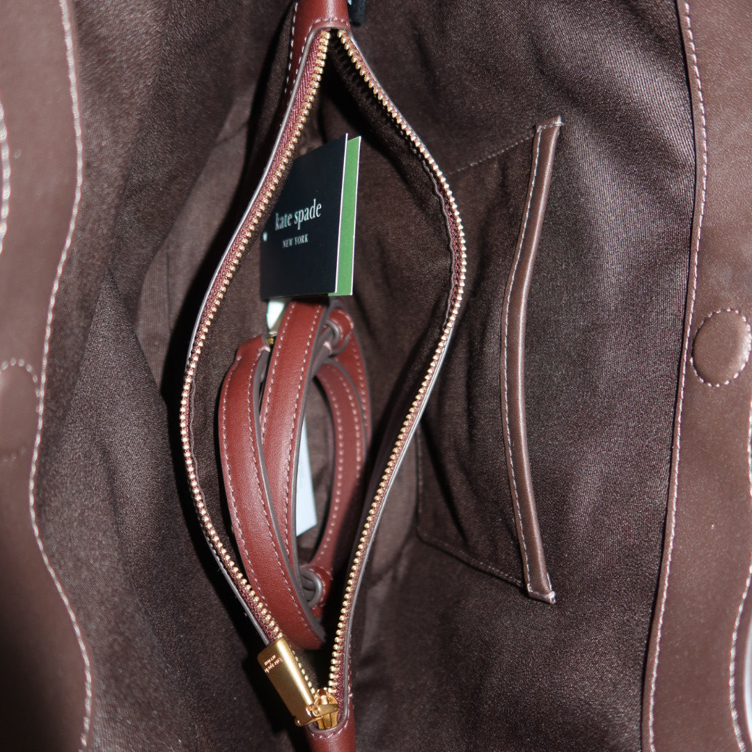 KATE SPADE Deco Suede Tulip Tote