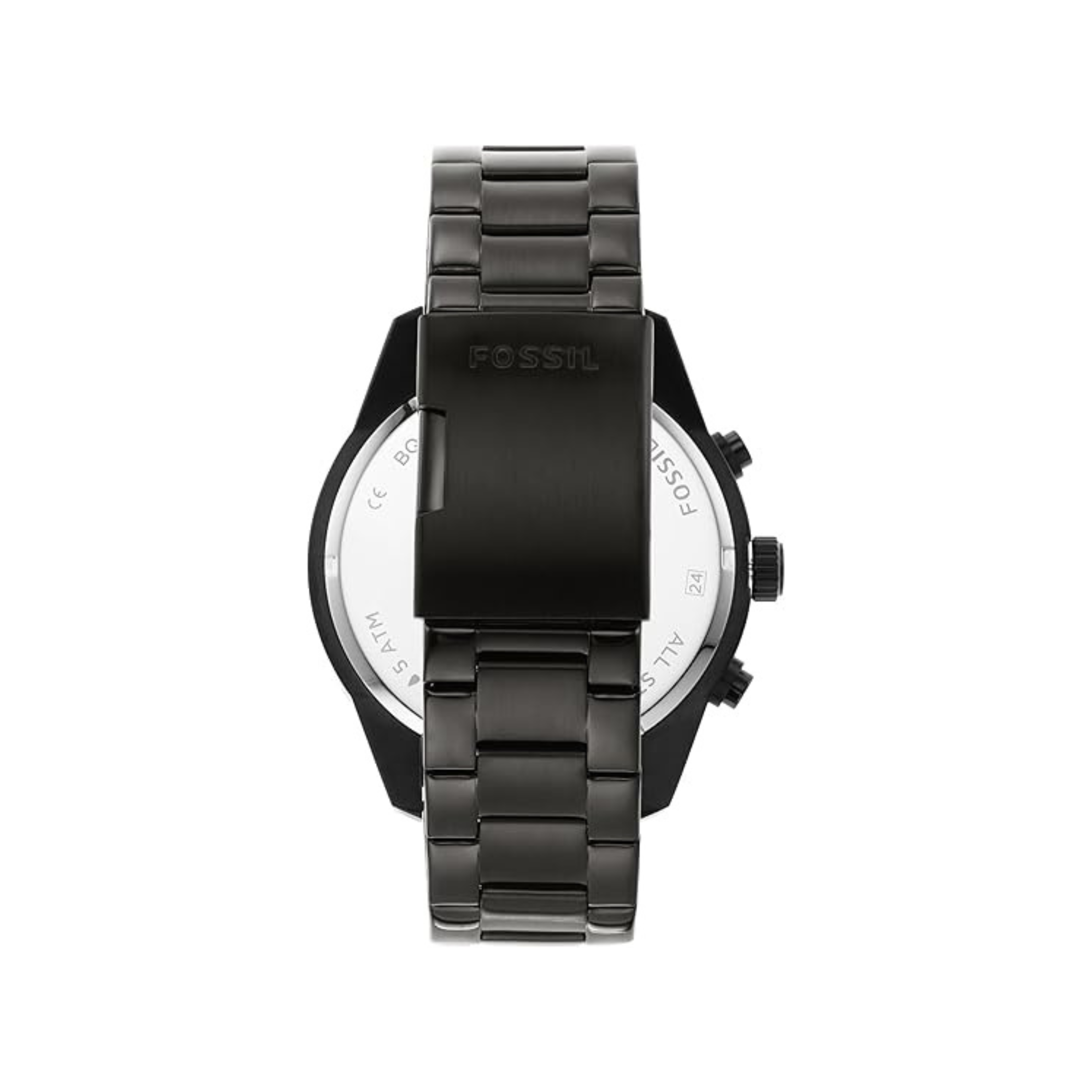 Fossil Brox Multifunction Smoke Stainless Steel Watch, Grey