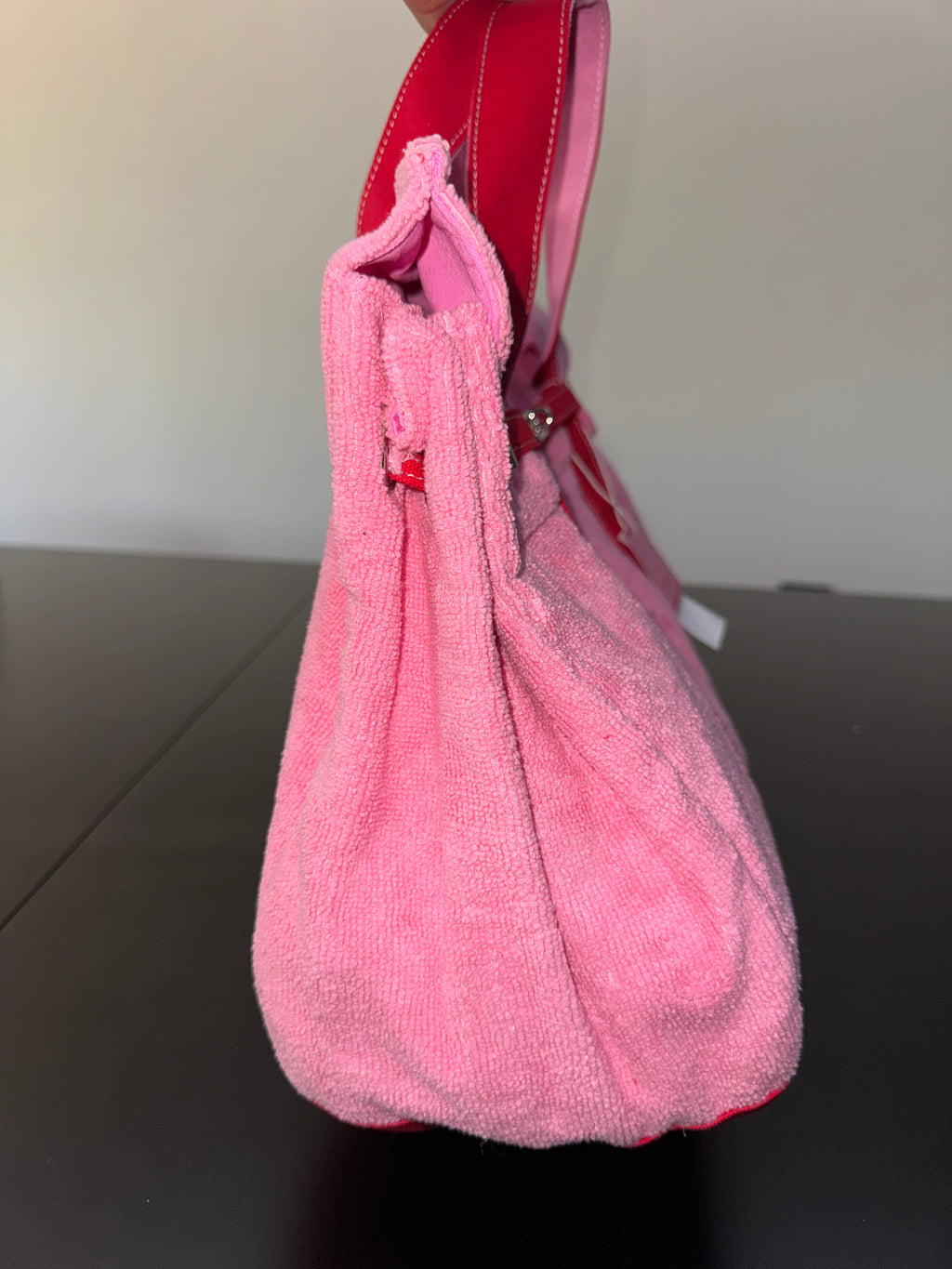 Sunwim Madaket Terry and Cotton Canvas Large Classic Tote Bag