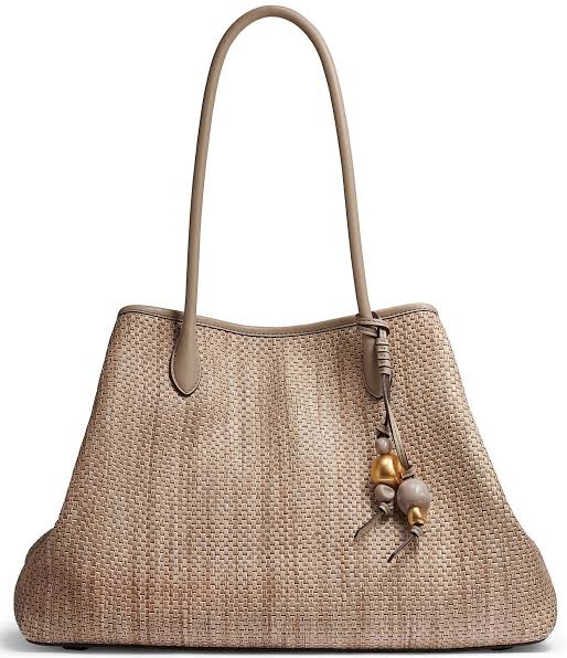 Donna Karan New York Weekend Medium Raffia Tote