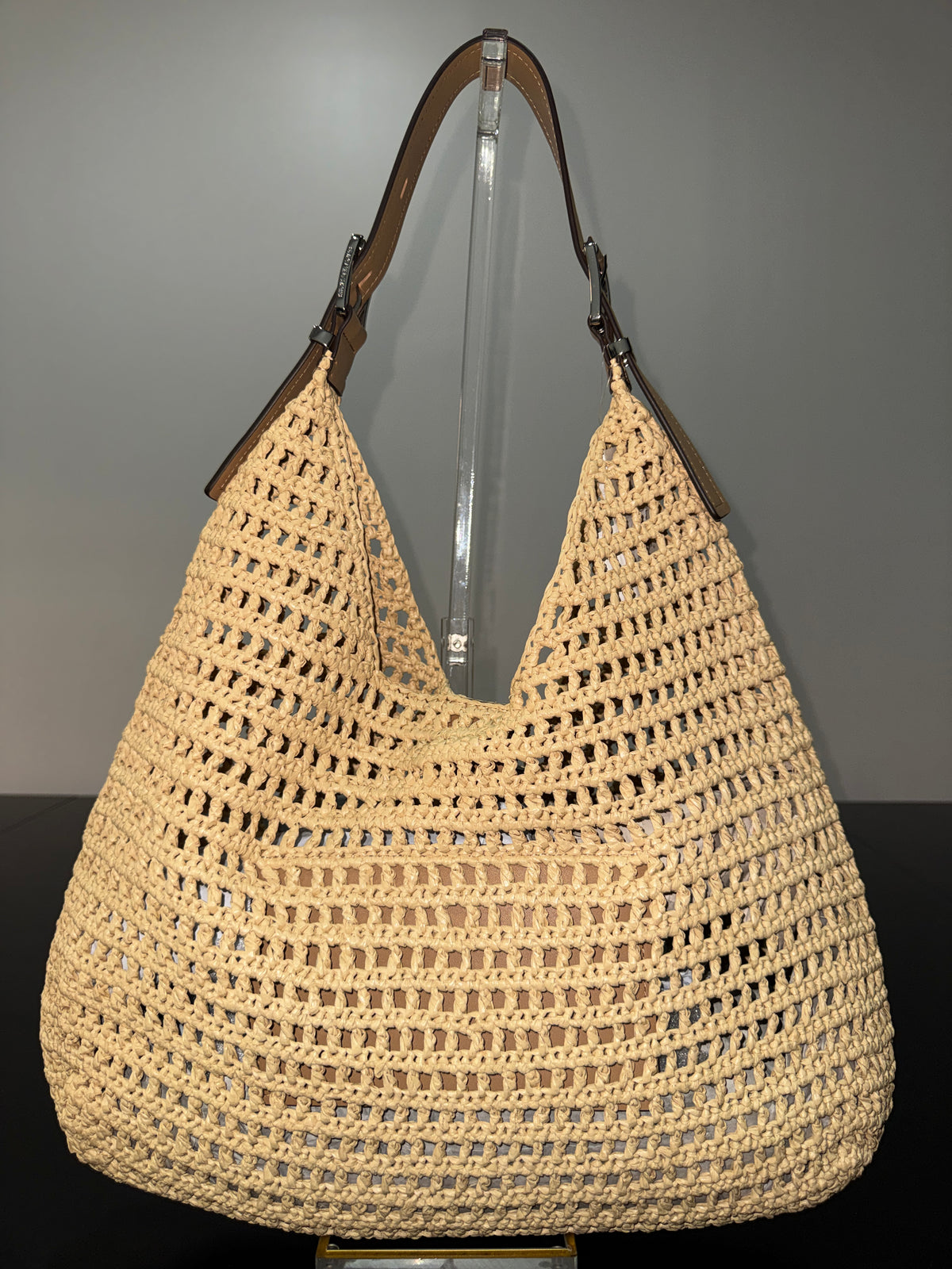 Michael Kors Bolso de hombro hobo Nolita grande en crochet