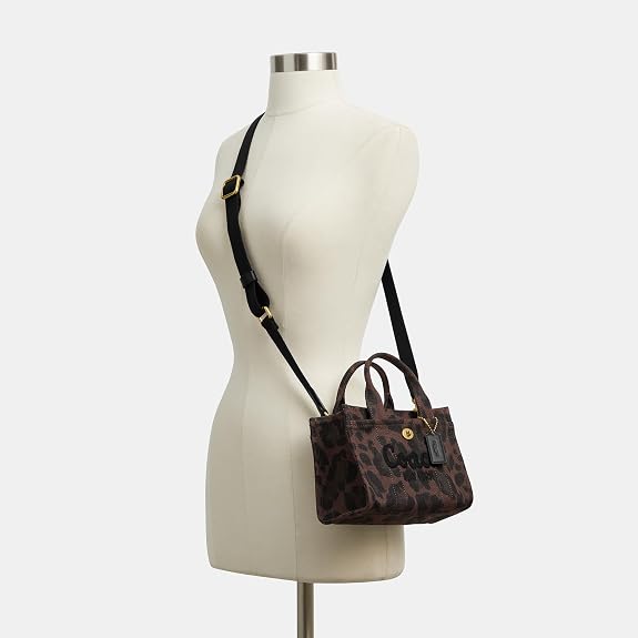 Cargo Mini Canvas Leopard Print Tote Bag 20