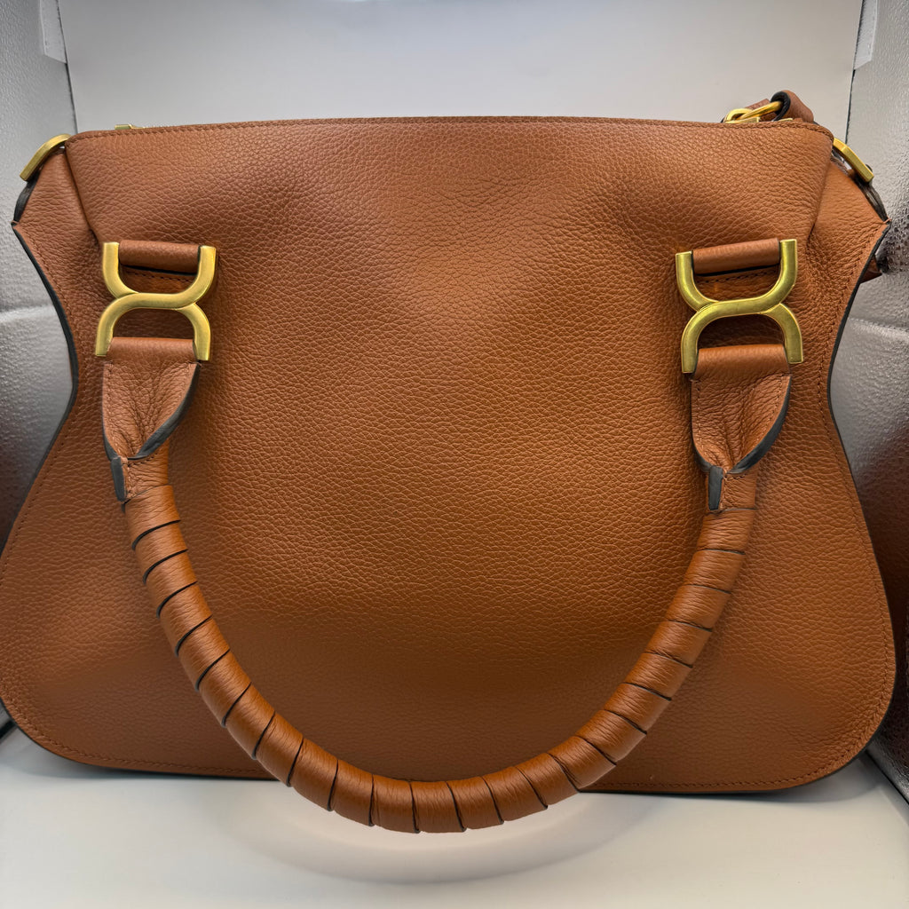 Chloé Bolso tote Marcie de piel granulada