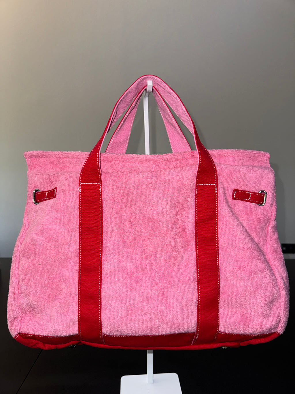 Sunwim Madaket Terry and Cotton Canvas Large Classic Tote Bag