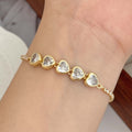 Pulsera de corazones