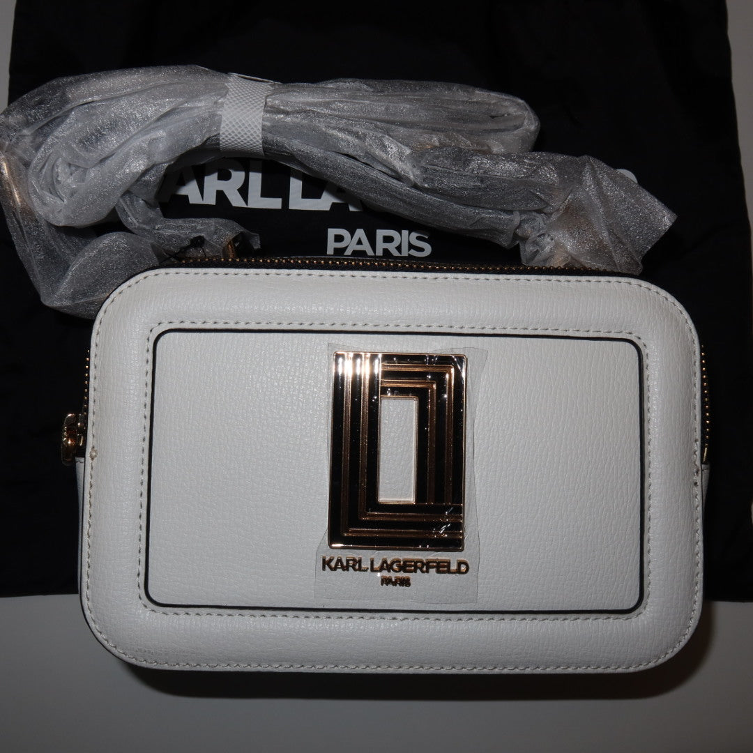 KARL LAGERFELD Simone Lunchbox Double Zip Crossbody