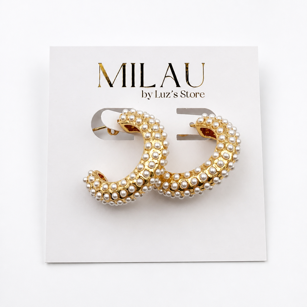 Pearl Hoops