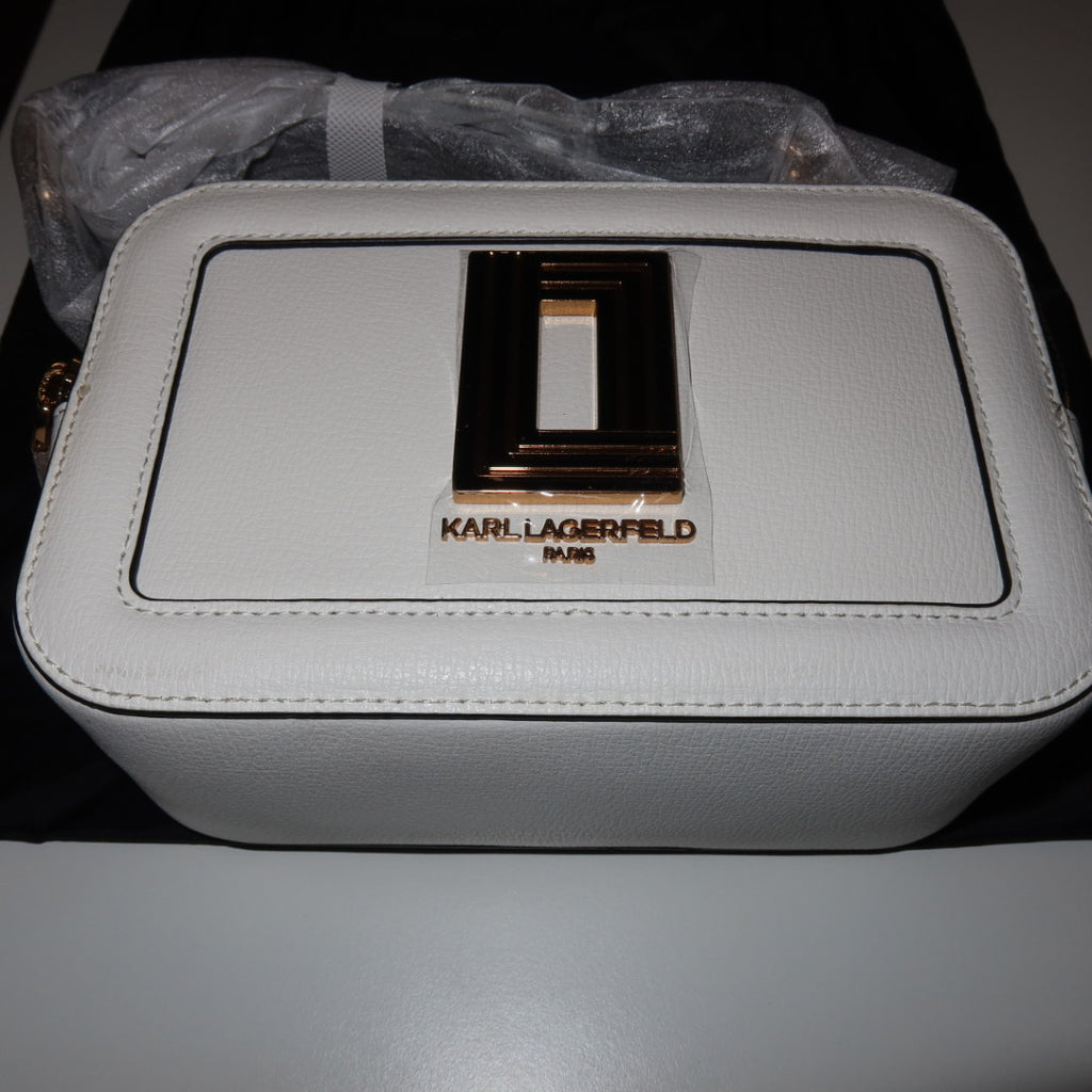 KARL LAGERFELD Simone Lunchbox Double Zip Crossbody