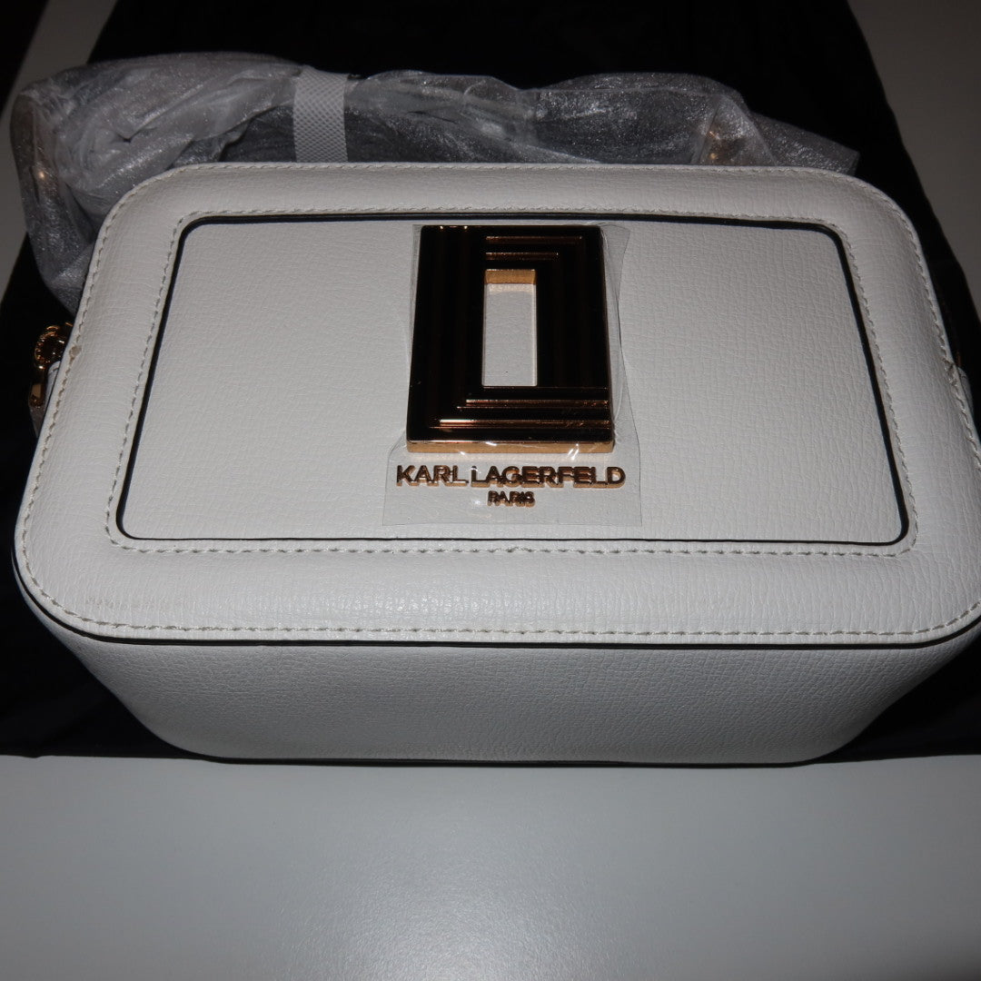 KARL LAGERFELD Simone Lunchbox Double Zip Crossbody