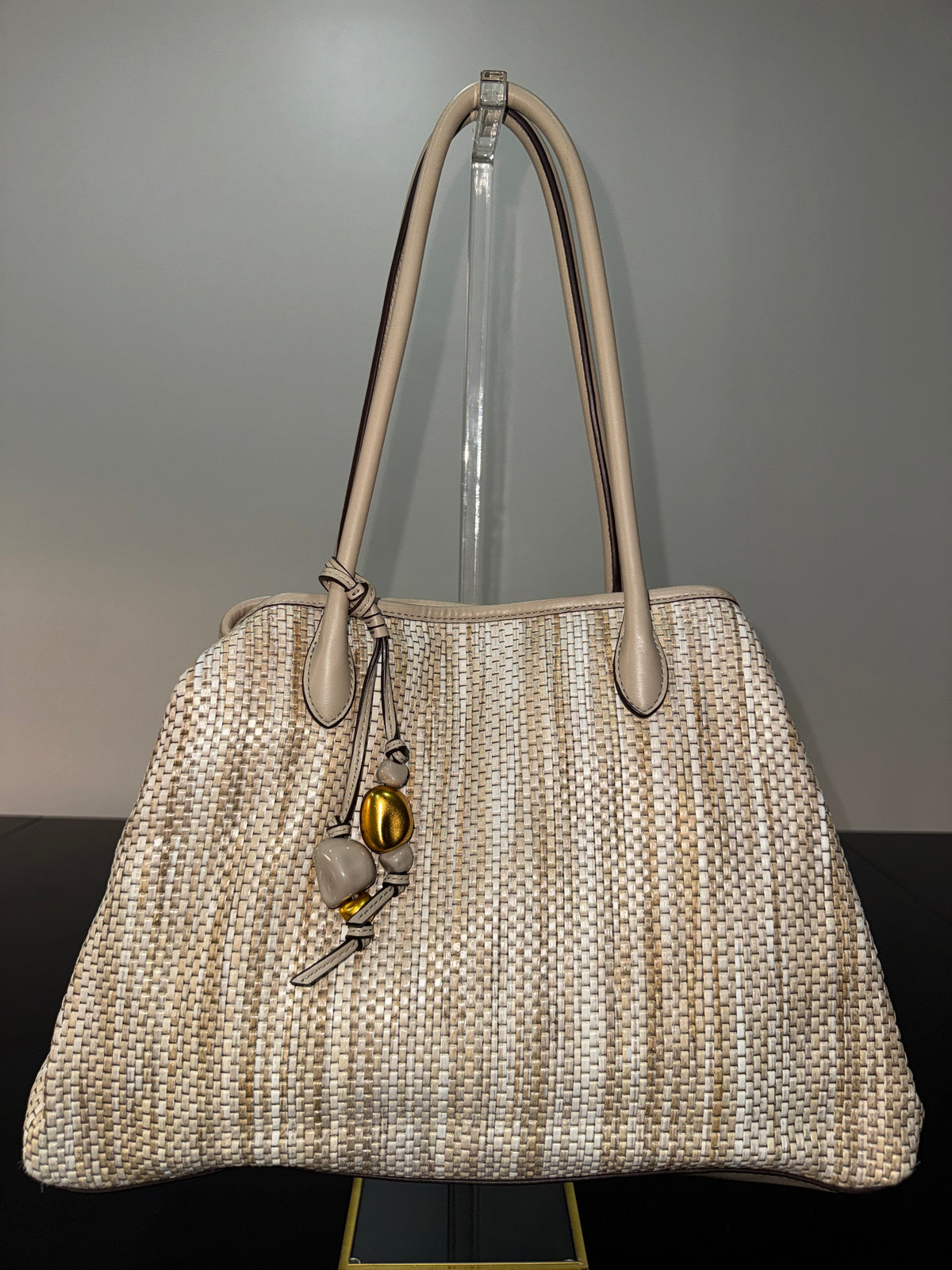 Donna Karan New York Weekend Medium Raffia Tote