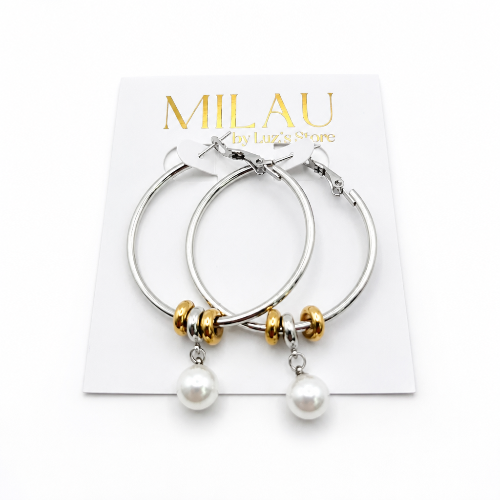 Two tone Earrings