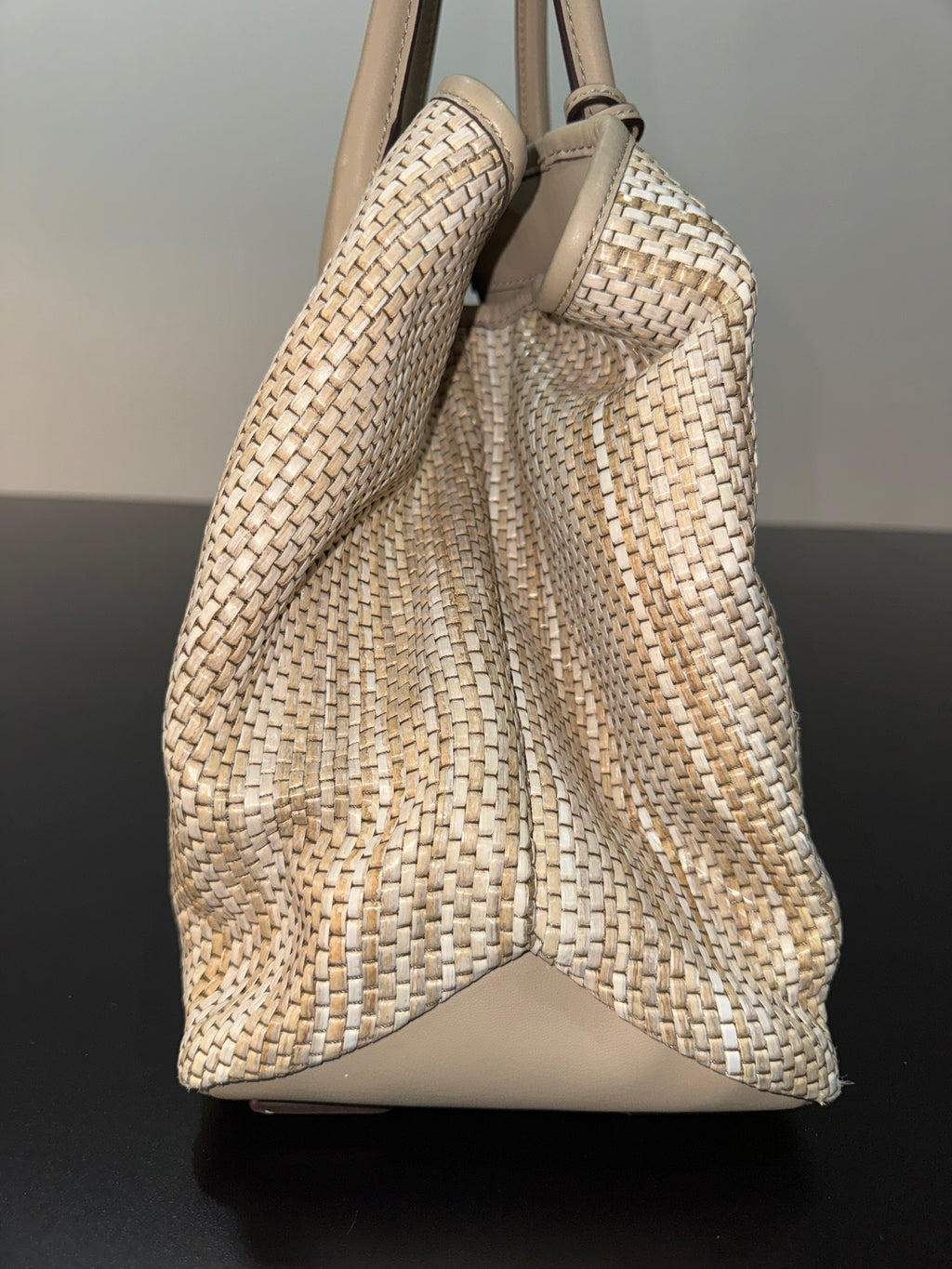 Donna Karan New York Weekend Medium Raffia Tote