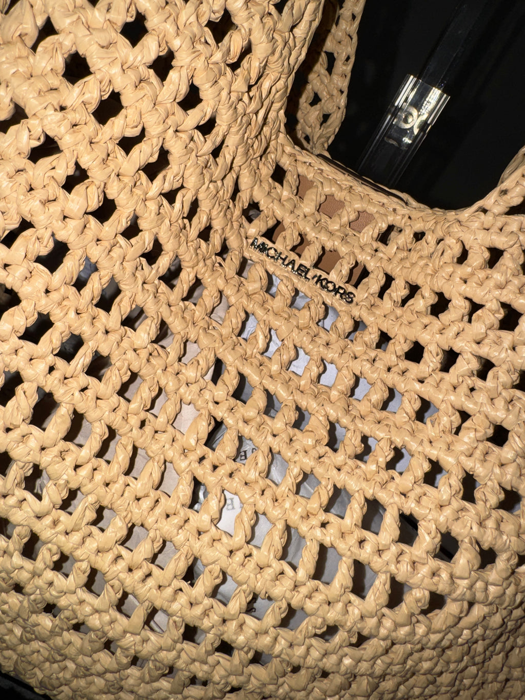 Michael Kors Bolso de hombro hobo Nolita grande en crochet