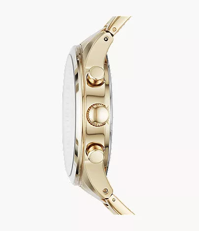 Fossil Flynn Chronograph Gold-Tone Stainless Steel Watch