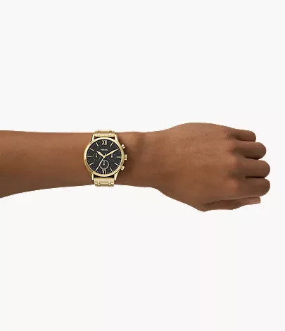 Fossil Fenmore Multifunction Gold-Tone Stainless Steel Watch