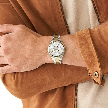 Fossil Multifunction Two-Tone Stainless Steel Watch