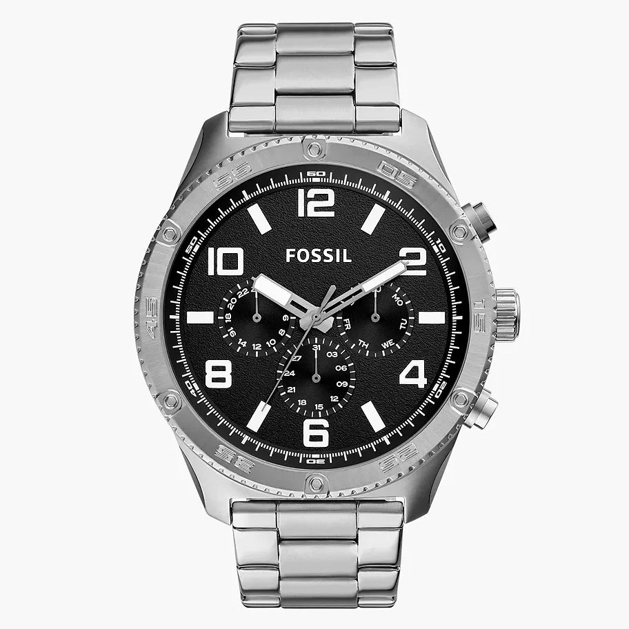 Fossil Brox Silver Watch