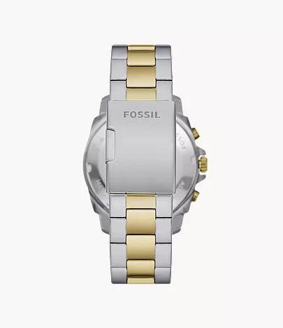 Fossil Privateer two-tone stainless steel chronograph watch