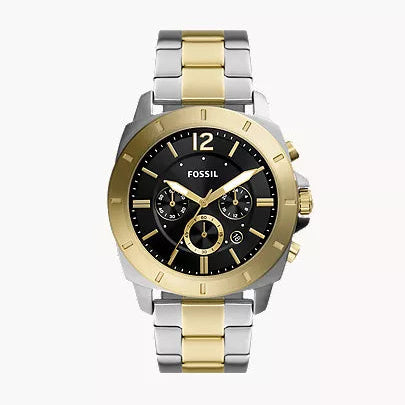 Fossil Privateer two-tone stainless steel chronograph watch