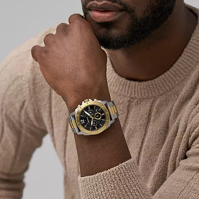 Fossil Privateer two-tone stainless steel chronograph watch
