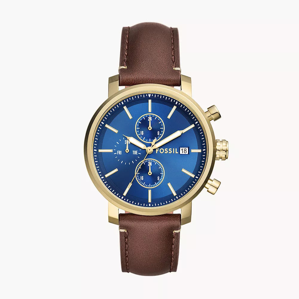 Fossil Rhett Multifunction Brown LiteHide