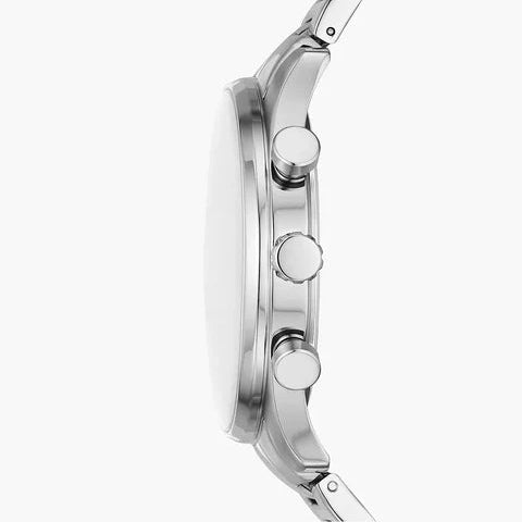 Fossil Sullivan Mens Multifunction Watch, Blue Dial, Silver Stainless Steel