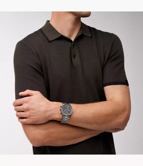 Fossil Sullivan Grey Smoke Gunmetal Chronograph