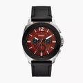 Fossil Privateer Men's Watch with Leather Strap