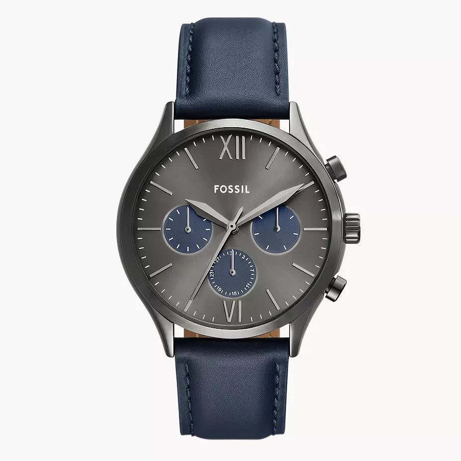 Fossil Fenmore men's leather bracelet