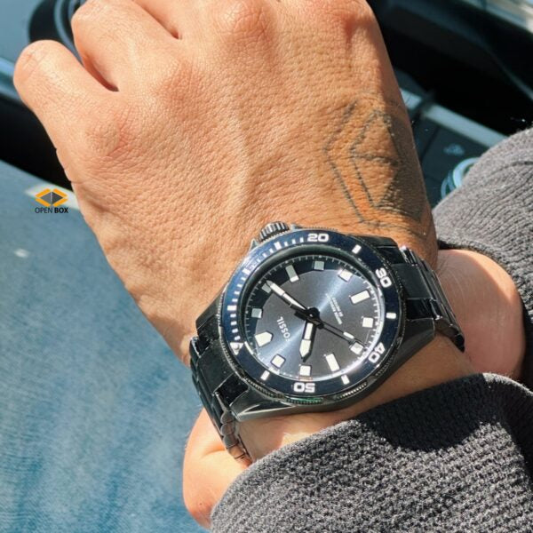 Fossil Dalton Smoky Tone Stainless Steel Watch
