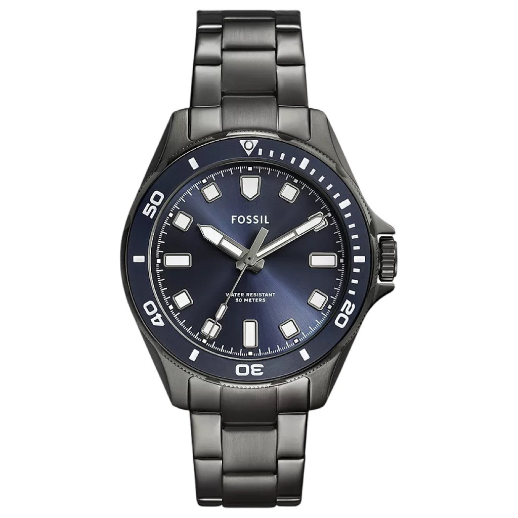 Fossil Dalton Smoky Tone Stainless Steel Watch