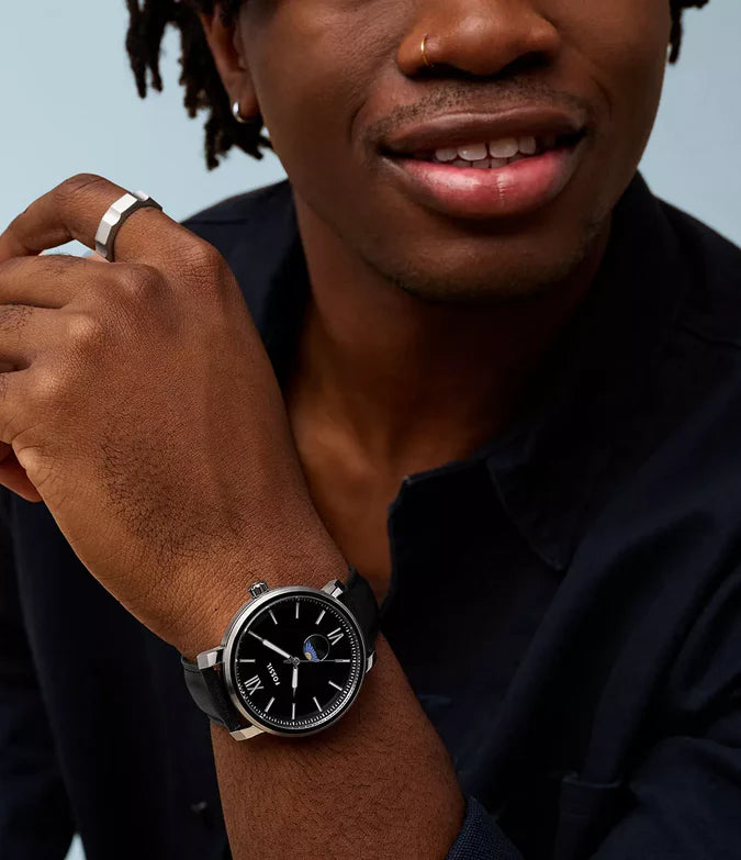 Fossil Rhett Men's Watch with Leather Strap