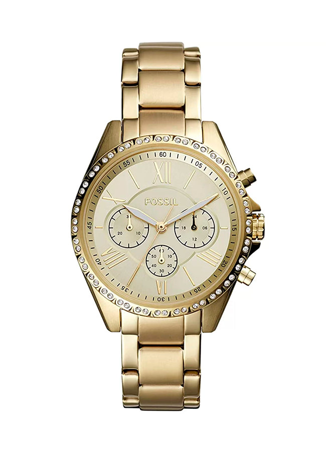 Fossil Courier Chronograph Gold-Tone Stainless Steel Watch