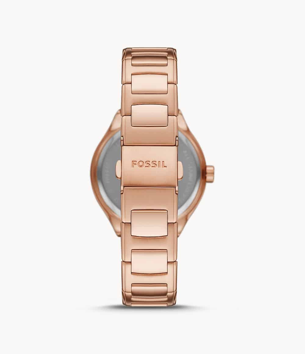 Fossil Eevie Multifunction Rose Gold-Tone Stainless Steel Watch