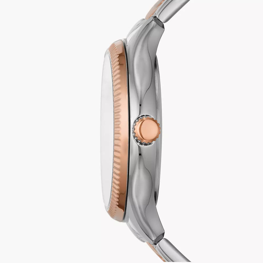 Fossil Rye Multifunction Two-Tone Stainless Steel Watch