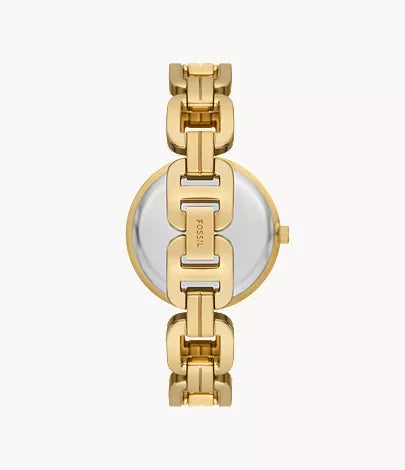 Fossil Kerrigan Three-Hand Gold-Tone Stainless Steel Watch